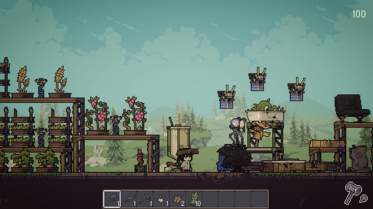 B站遊戲大賞：像素風橫版模擬經營種田遊戲《多洛可小鎮》宣傳片