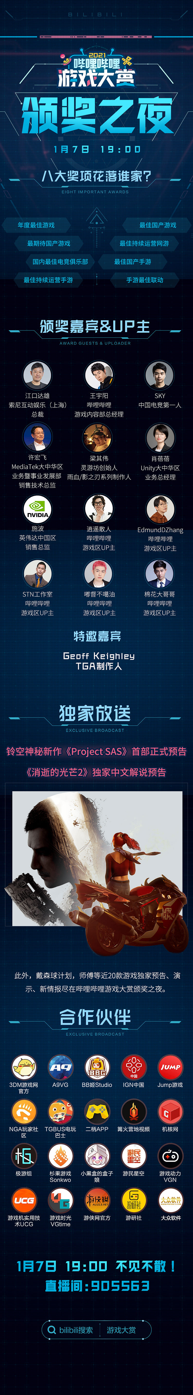嗶哩嗶哩遊戲大賞頒獎之夜今晚上演!重量級嘉賓親臨現場、獨家新遊情報搶先看 嗶哩嗶哩遊戲大賞頒獎之夜今晚上演!重量級嘉賓親臨現場、獨家新遊情報搶先看