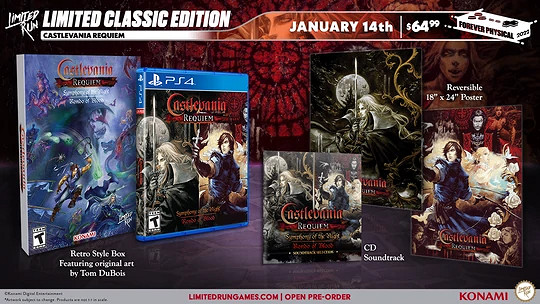 《惡魔城安魂曲》推出PS4實體版 下周開啟預購 《惡魔城安魂曲》推出PS4實體版 下周開啟預購