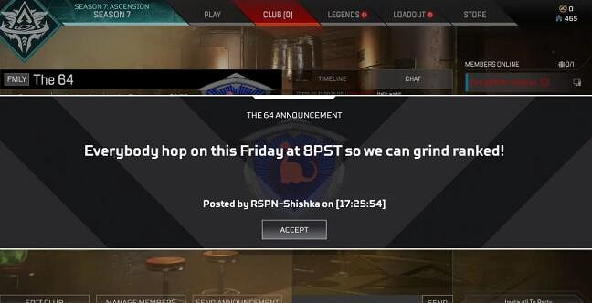 《Apex英雄》怎麽加入俱樂部?俱樂部功能介紹 《Apex英雄》怎麽加入俱樂部?俱樂部功能介紹