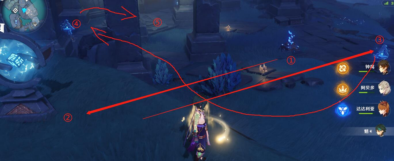 《原神》常夜靈廟解密技巧心得 精華拜受處機關怎麽解？