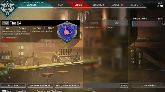 《Apex英雄》怎麽加入俱樂部?俱樂部功能介紹 《Apex英雄》怎麽加入俱樂部?俱樂部功能介紹