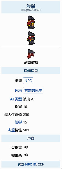 《泰拉瑞亞》海盜賣什麽東西?海盜售賣物品分享 《泰拉瑞亞》海盜賣什麽東西?海盜售賣物品分享