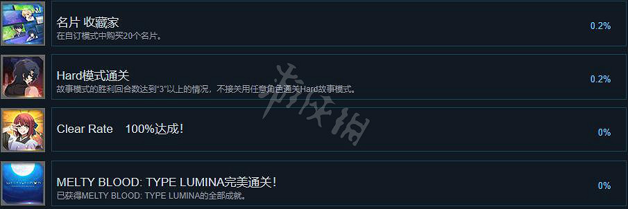 《月姬格鬥Type Lumina》全成就列表分享 成就怎麽達成? 《月姬格鬥Type Lumina》全成就列表分享 成就怎麽達成?