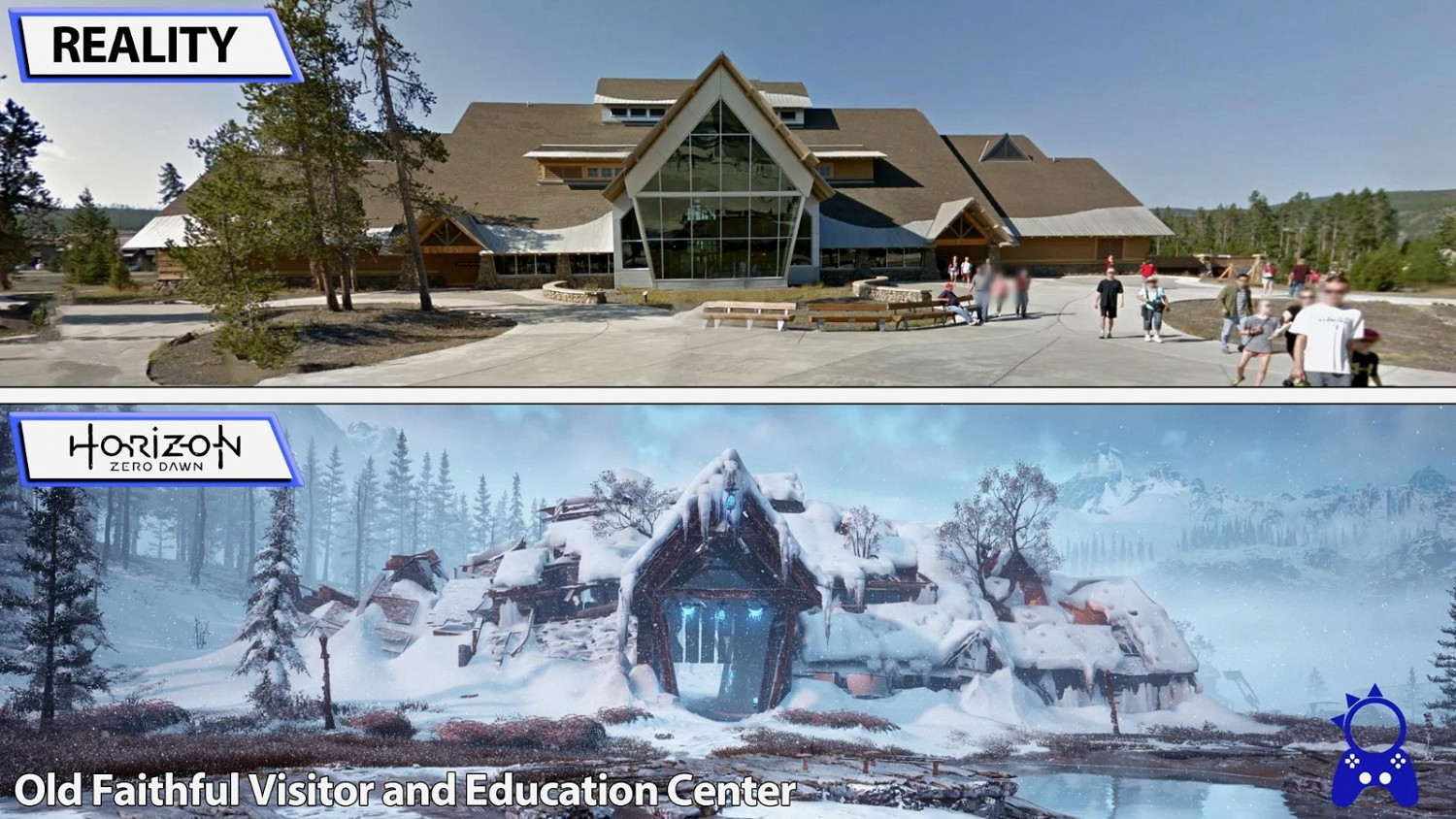 《地平線:黎明時分》遊戲與現實場景對比 太真實 《地平線:黎明時分》遊戲與現實場景對比 太真實