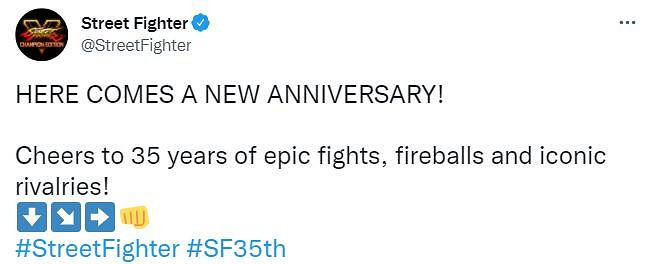 《快打旋風》系列35周年 卡普空公布新紀念LOGO