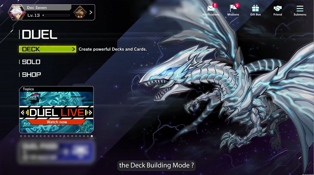 《遊戲王:大師決鬥》牌庫構築展示 遊戲上線時間待定 《遊戲王:大師決鬥》牌庫構築展示 遊戲上線時間待定