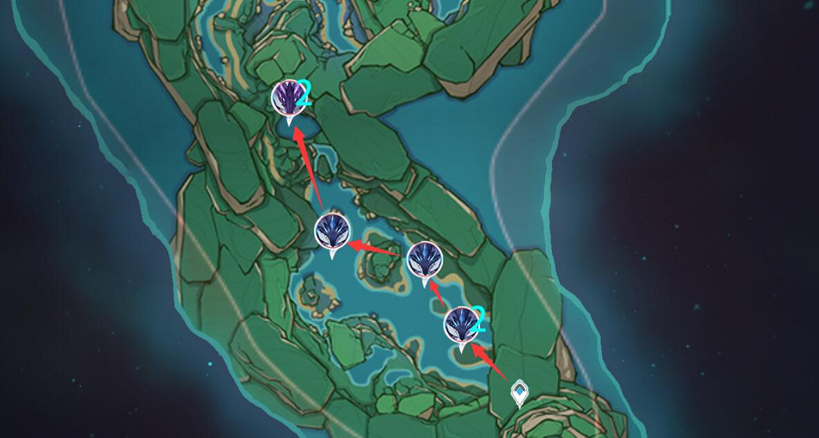 《原神》龍蜥分布圖一覽 龍蜥蜴在哪些地方有？