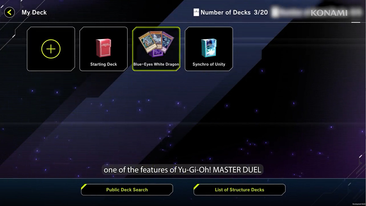 《遊戲王:大師決鬥》牌庫構築展示 遊戲上線時間待定 《遊戲王:大師決鬥》牌庫構築展示 遊戲上線時間待定