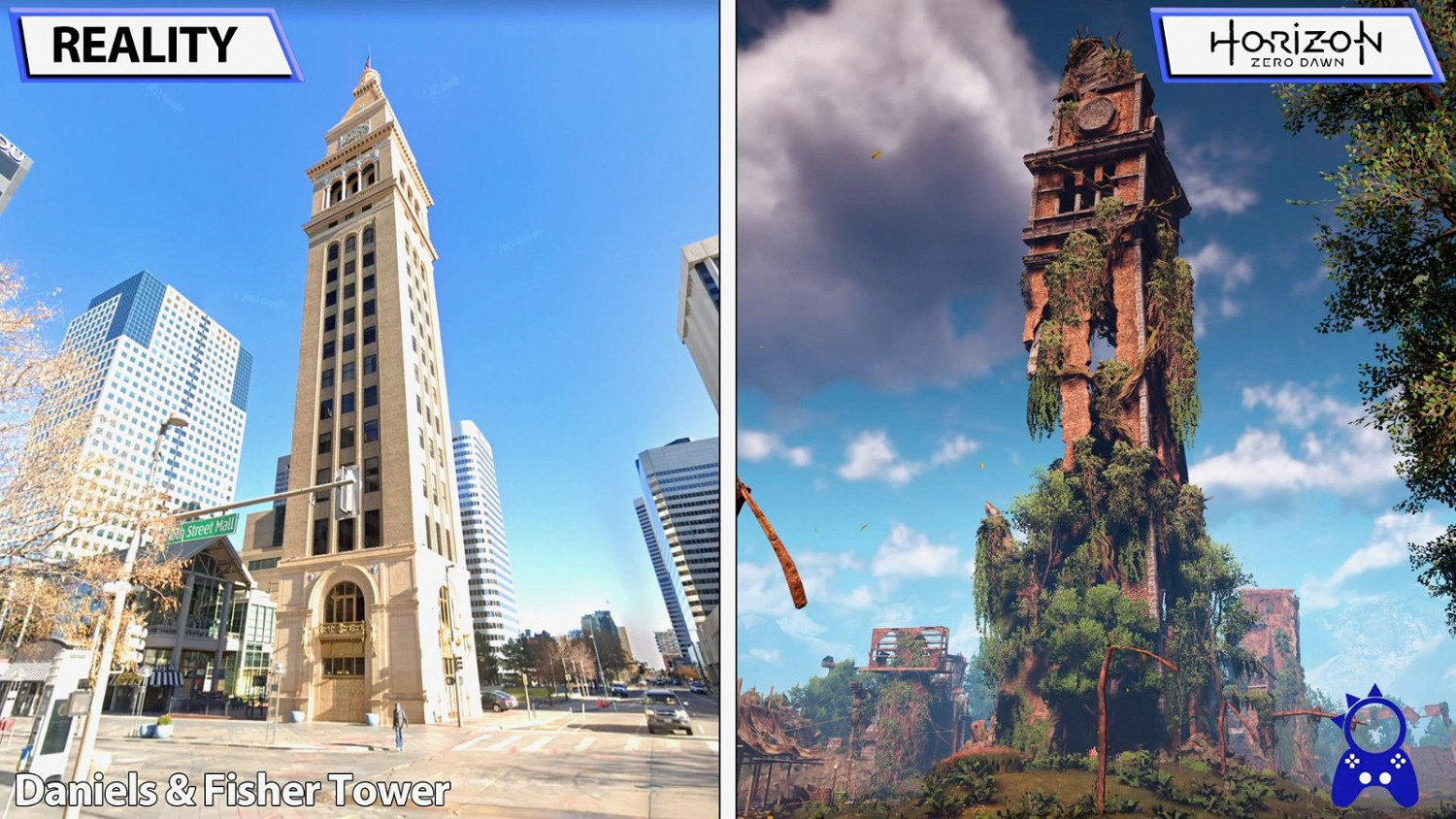 《地平線:黎明時分》遊戲與現實場景對比 太真實 《地平線:黎明時分》遊戲與現實場景對比 太真實