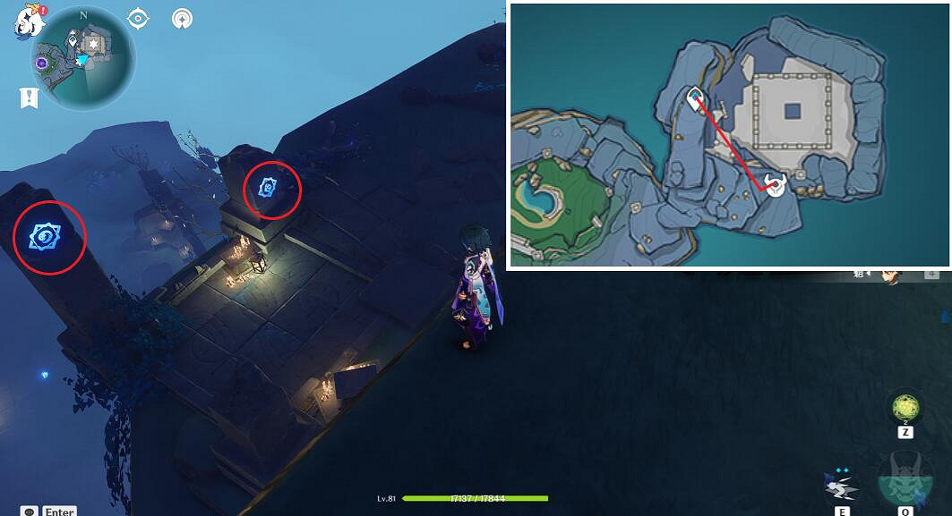 《原神》2.4鍵紋位置分布在哪？2.4鍵紋寶箱位置地圖分享