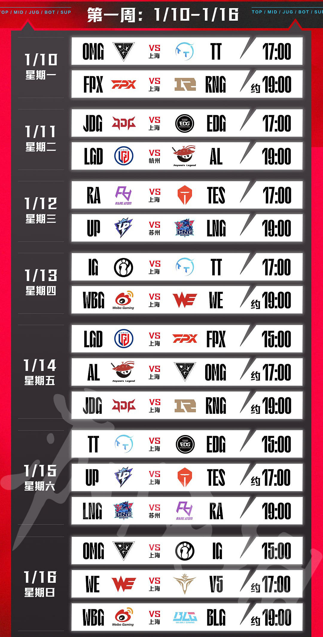 《英雄聯盟》2022春季賽賽程是什麽？2022春季賽賽程一覽