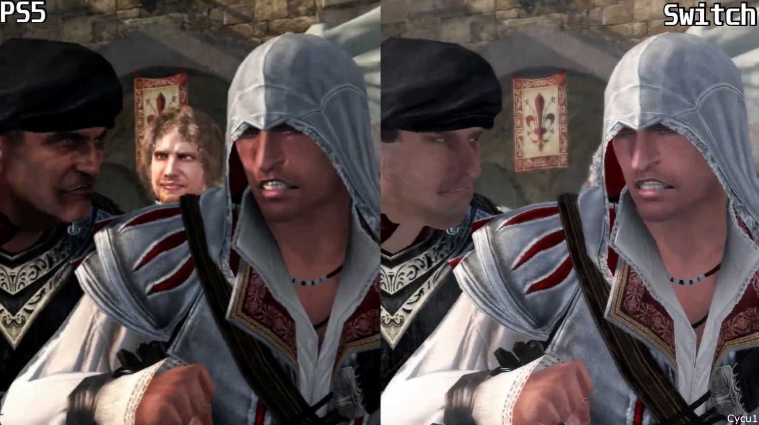 《刺客教條:艾吉奧合集》Switch vs PS5對比 NS小勝 《刺客教條:艾吉奧合集》Switch vs PS5對比 NS小勝