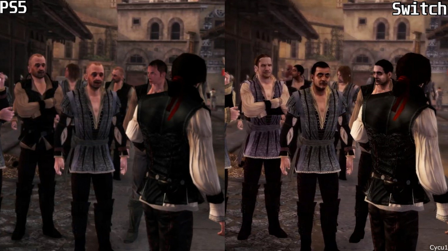 《刺客教條:艾吉奧合集》Switch vs PS5對比 NS小勝 《刺客教條:艾吉奧合集》Switch vs PS5對比 NS小勝