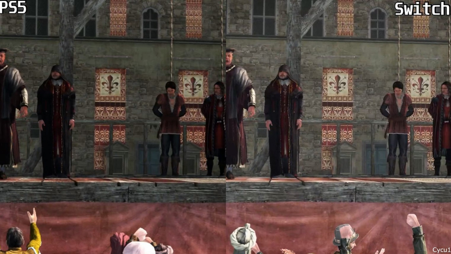 《刺客教條:艾吉奧合集》Switch vs PS5對比 NS小勝 《刺客教條:艾吉奧合集》Switch vs PS5對比 NS小勝