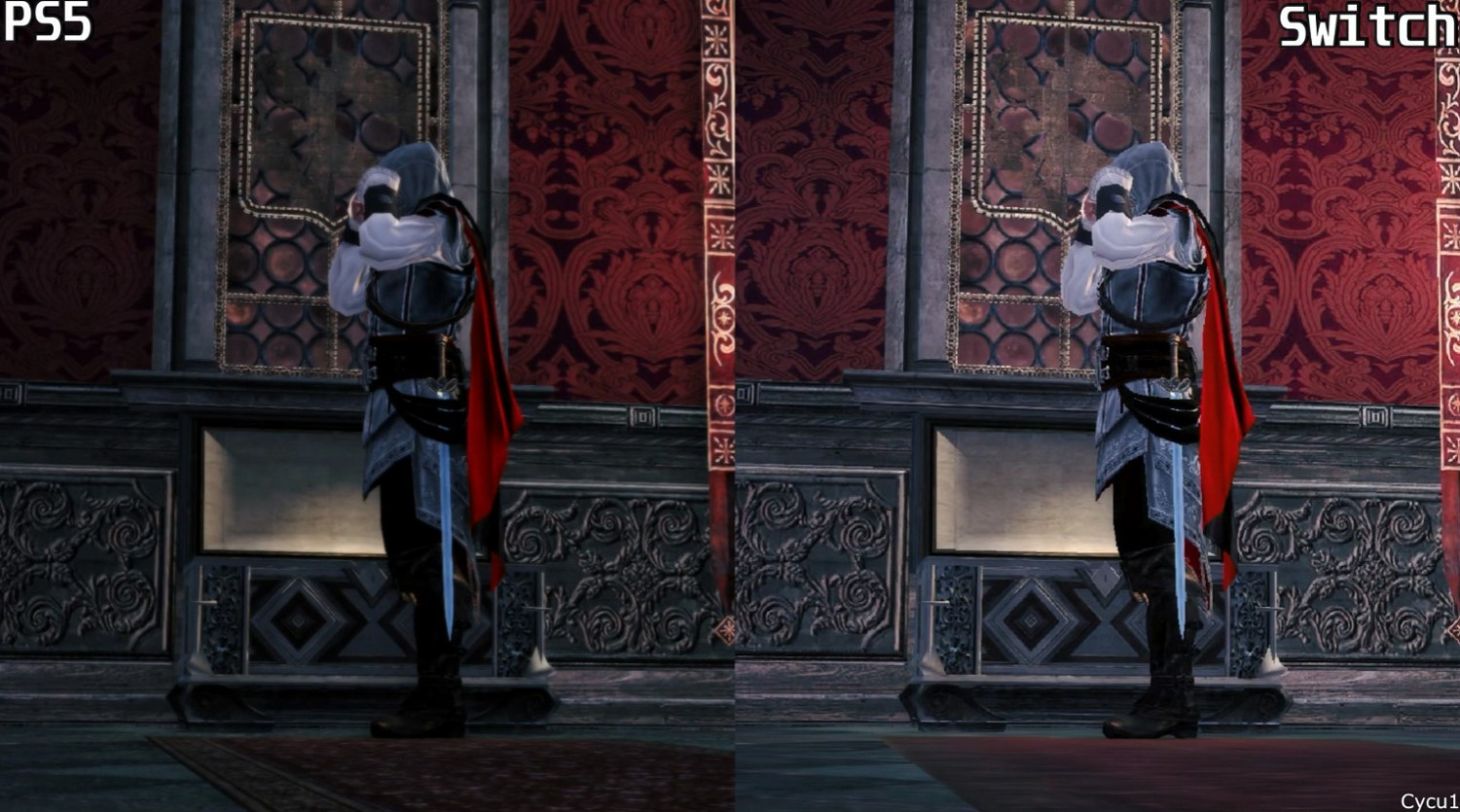 《刺客教條:艾吉奧合集》Switch vs PS5對比 NS小勝 《刺客教條:艾吉奧合集》Switch vs PS5對比 NS小勝