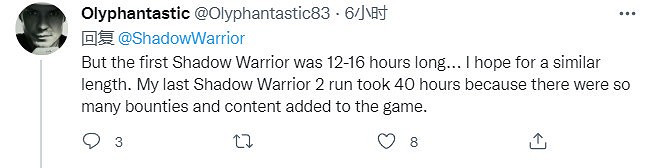 《影武者3》官方玩梗蹭熱度 500個小時能通關60次 《影武者3》官方玩梗蹭熱度 500個小時能通關60次