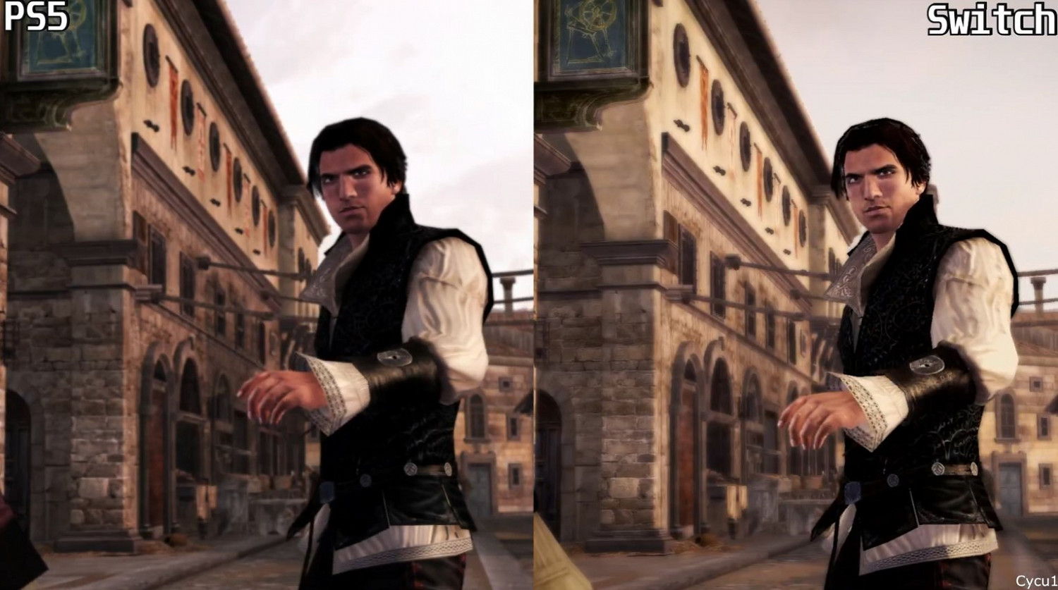 《刺客教條:艾吉奧合集》Switch vs PS5對比 NS小勝 《刺客教條:艾吉奧合集》Switch vs PS5對比 NS小勝