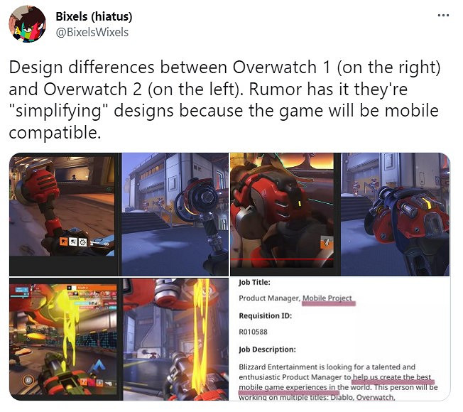 傳《鬥陣特攻2》為適應手機平台而削減遊戲畫質 傳《鬥陣特攻2》為適應手機平台而削減遊戲畫質