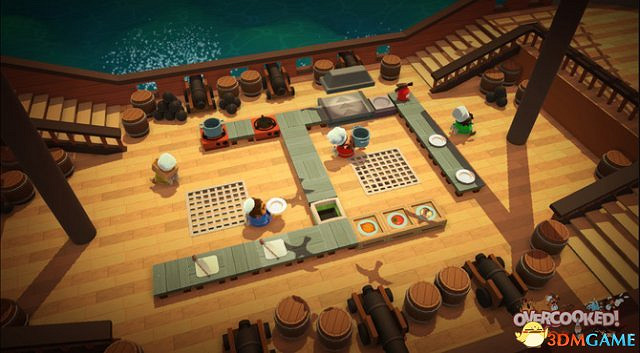 倆搖桿四人玩！廚房小遊戲《煮過頭》今年內發售