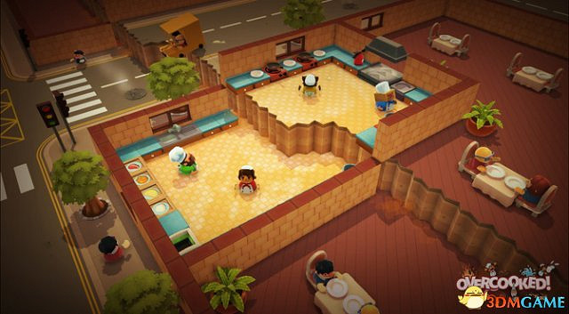 倆搖桿四人玩！廚房小遊戲《煮過頭》今年內發售