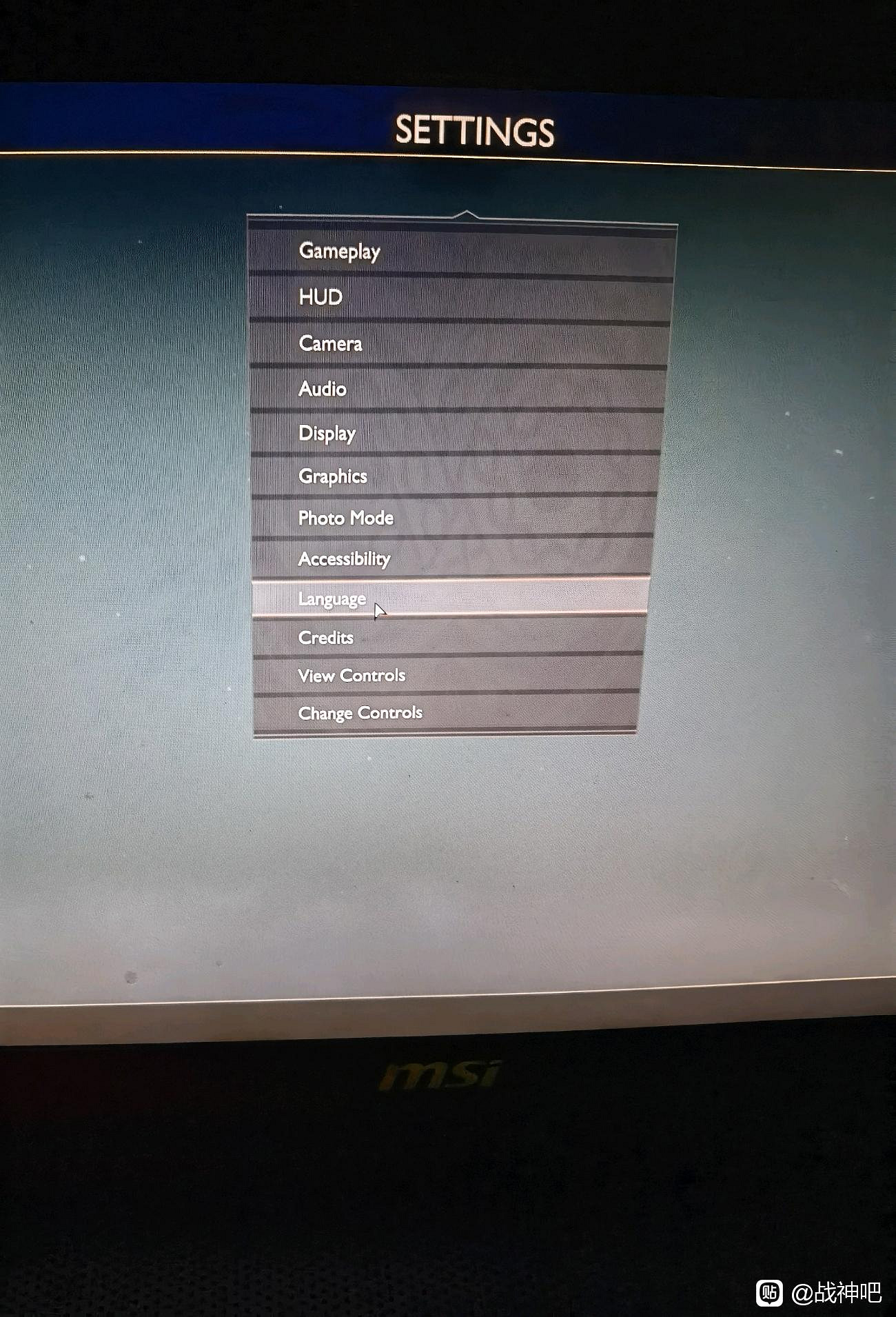 《戰神4》遊戲設定中文方法介紹