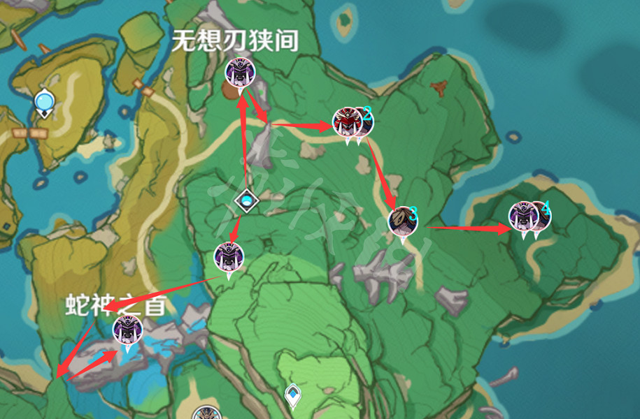 《原神》刀鐔採集路線分享 刀鐔在哪裡刷？