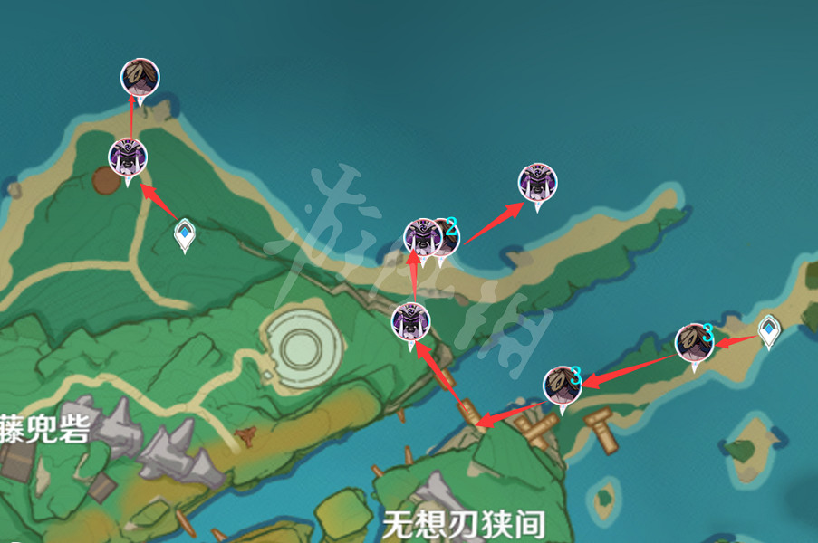 《原神》刀鐔採集路線分享 刀鐔在哪裡刷？