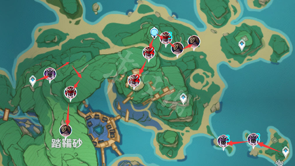 《原神》刀鐔採集路線分享 刀鐔在哪裡刷？