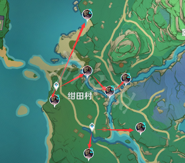 《原神》刀鐔採集路線分享 刀鐔在哪裡刷？