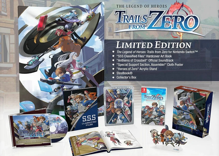 《英雄傳說:零之軌跡 改》推出限量實體版 歐美地區開啟預購 《英雄傳說:零之軌跡 改》推出限量實體版 歐美地區開啟預購