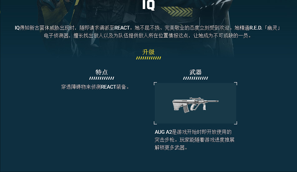 《虹彩六號:撤離禁區》IQ幹員介紹 《虹彩六號:撤離禁區》IQ幹員介紹