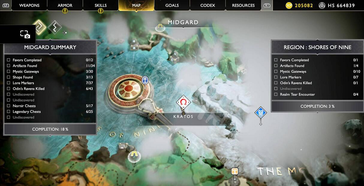 《戰神4》世界樹露珠有幾個？世界樹露珠位置全分布一覽