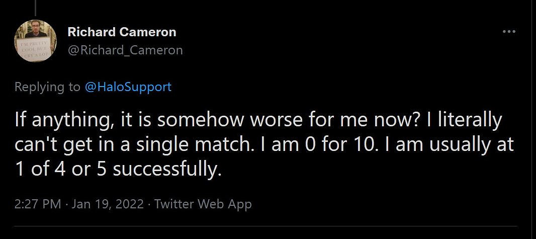 《最後一戰:無限》熱修並未修復BTB匹配問題 343致歉 《最後一戰:無限》熱修並未修復BTB匹配問題 343致歉