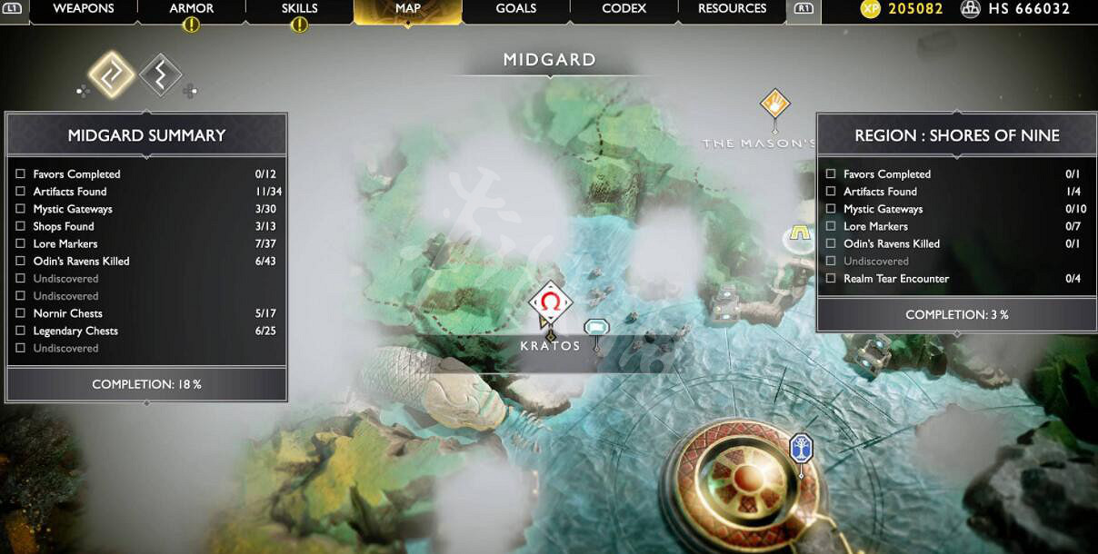 《戰神4》世界樹露珠有幾個？世界樹露珠位置全分布一覽