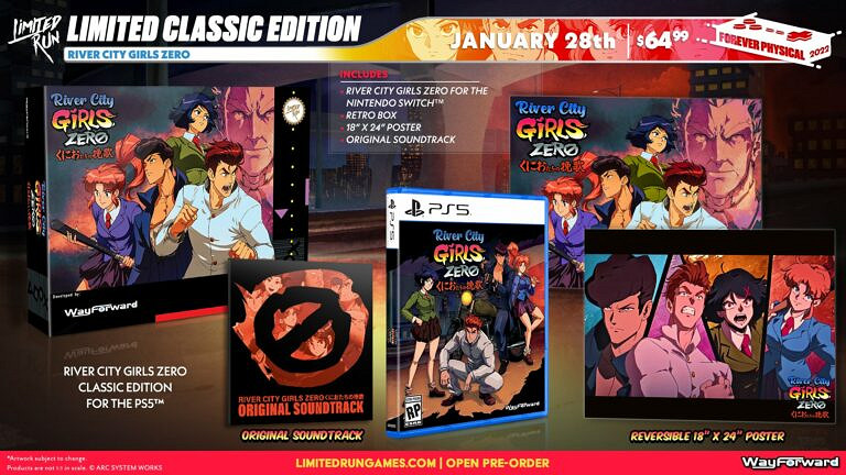 《熱血系列外傳 熱血少女Zero》主機實體版28日開啟預購 《熱血系列外傳 熱血少女Zero》主機實體版28日開啟預購