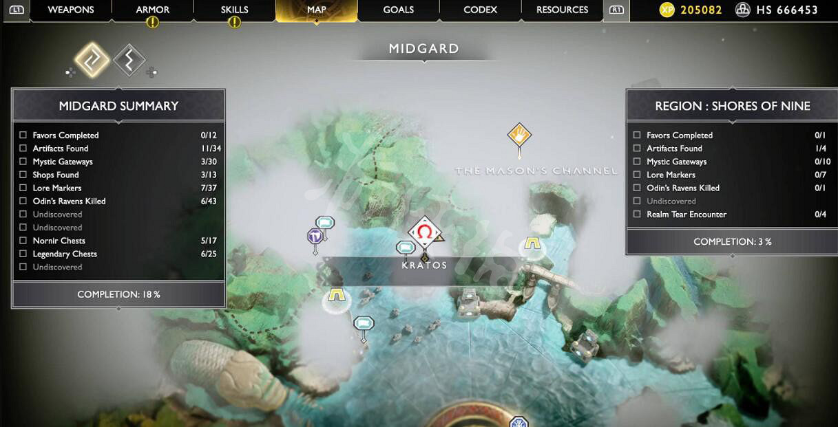 《戰神4》世界樹露珠有幾個？世界樹露珠位置全分布一覽