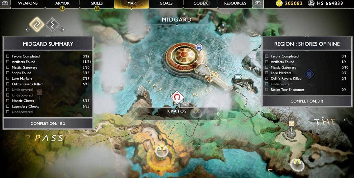 《戰神4》世界樹露珠有幾個？世界樹露珠位置全分布一覽