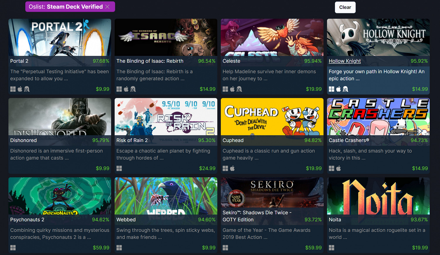 《隻狼》《黑魂3》等38款遊戲已為Steam Deck完整優化 《隻狼》《黑魂3》等38款遊戲已為Steam Deck完整優化