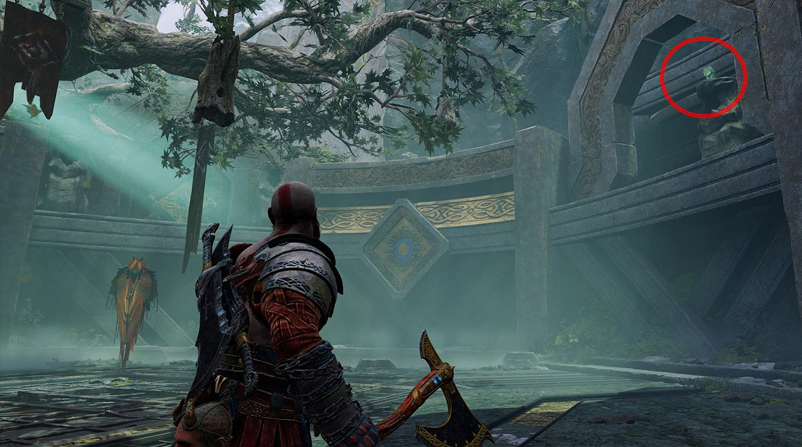 《戰神4》河口區域奧丁渡鴉位置介紹