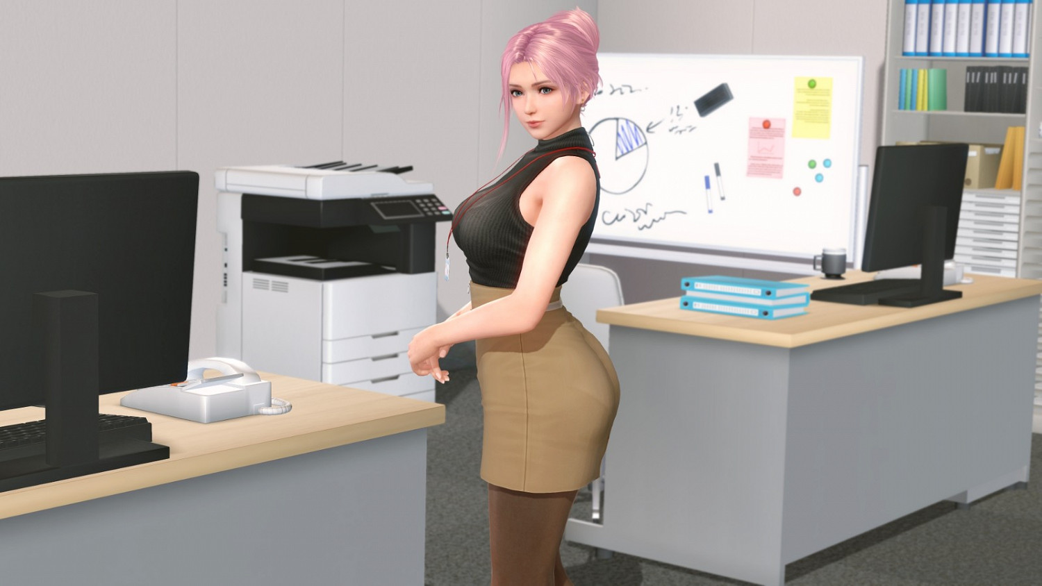 《生死格鬥女神假期》連動活動新泳裝 性感黑絲美腿 《生死格鬥女神假期》連動活動新泳裝 性感黑絲美腿