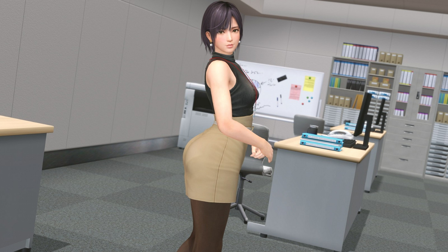 《生死格鬥女神假期》連動活動新泳裝 性感黑絲美腿 《生死格鬥女神假期》連動活動新泳裝 性感黑絲美腿