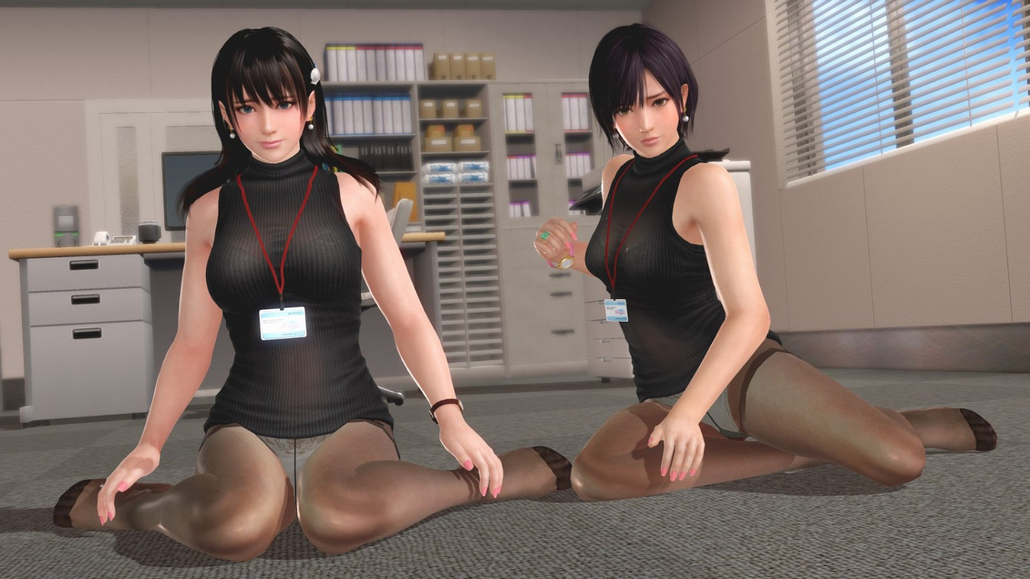 《生死格鬥女神假期》連動活動新泳裝 性感黑絲美腿 《生死格鬥女神假期》連動活動新泳裝 性感黑絲美腿