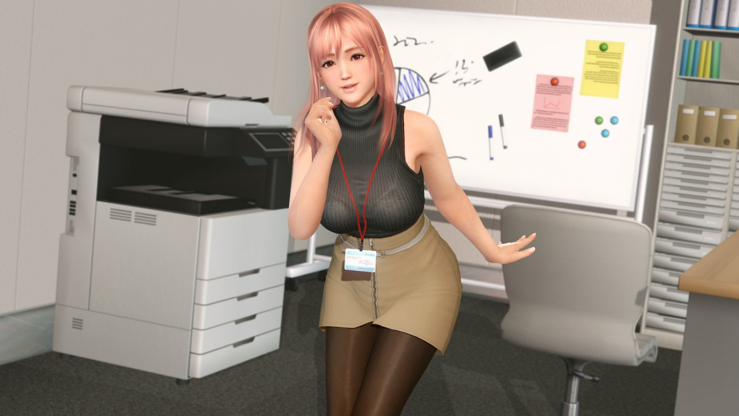 《生死格鬥女神假期》連動活動新泳裝 性感黑絲美腿 《生死格鬥女神假期》連動活動新泳裝 性感黑絲美腿