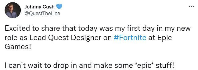 《魔獸世界》前首席任務設計師加入Epic 開發《要塞英雄》 《魔獸世界》前首席任務設計師加入Epic 開發《要塞英雄》