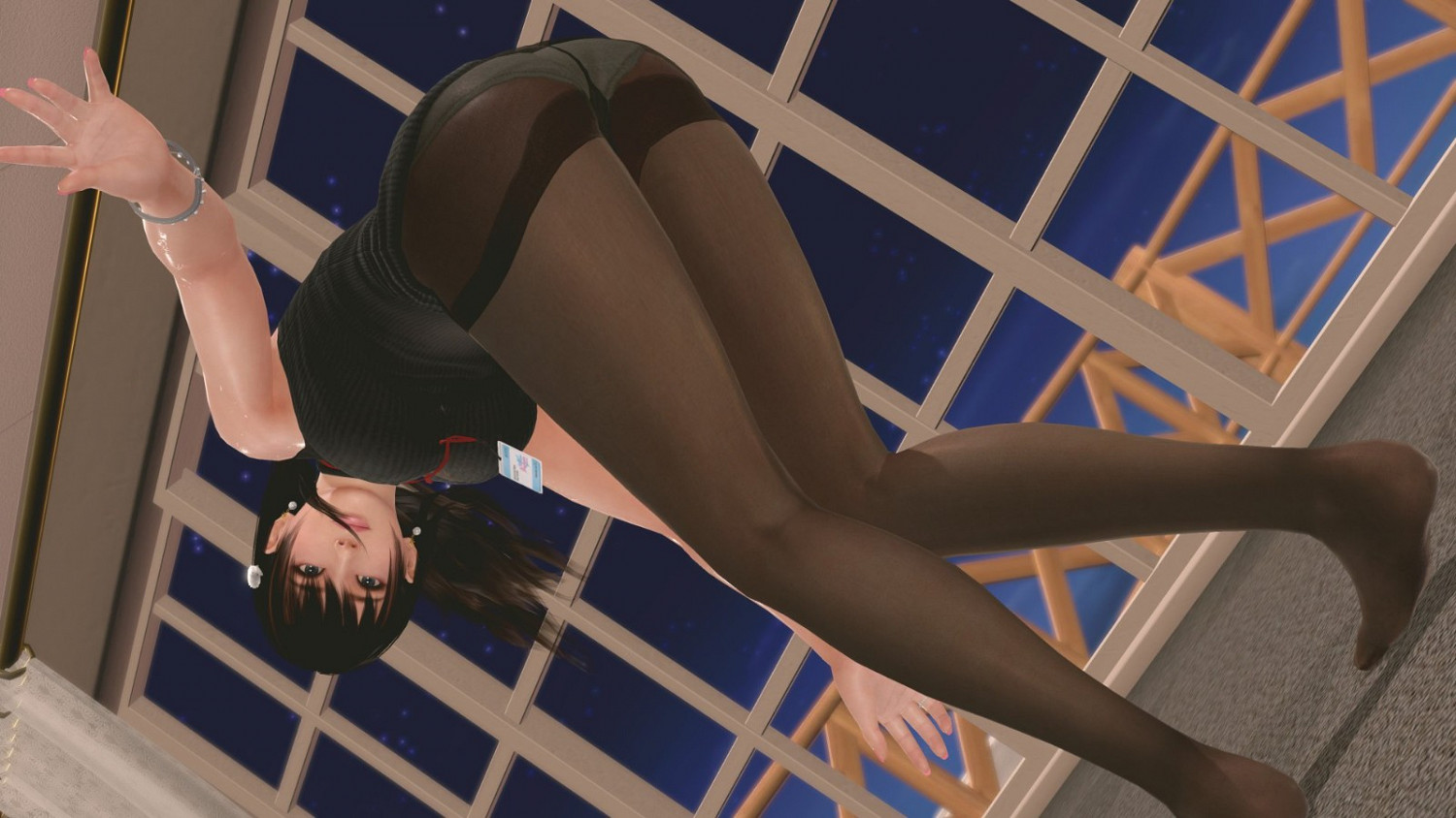 《生死格鬥女神假期》連動活動新泳裝 性感黑絲美腿 《生死格鬥女神假期》連動活動新泳裝 性感黑絲美腿