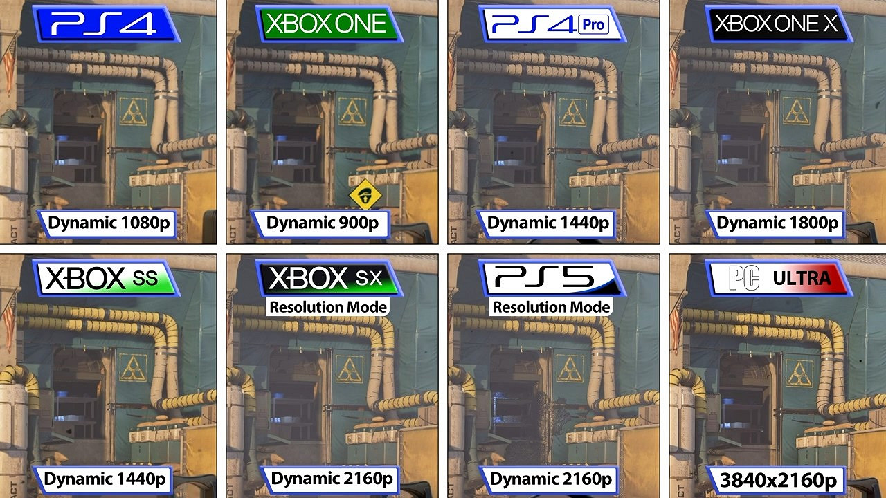 《虹彩六號:撤離禁區》對比影片 XSX平均解析度更高 《虹彩六號:撤離禁區》對比影片 XSX平均解析度更高