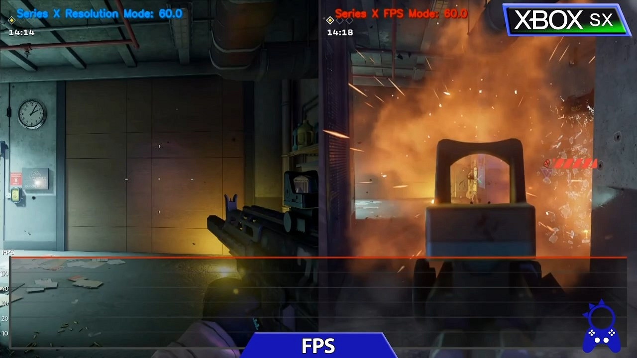 《虹彩六號:撤離禁區》對比影片 XSX平均解析度更高 《虹彩六號:撤離禁區》對比影片 XSX平均解析度更高