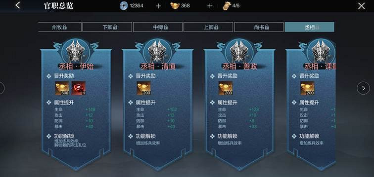 《真三國無雙霸》官職系統介紹 官職系統怎麽樣 《真三國無雙霸》官職系統介紹 官職系統怎麽樣