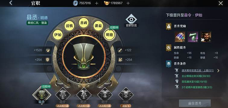 《真三國無雙霸》官職有什麽用 官職作用介紹